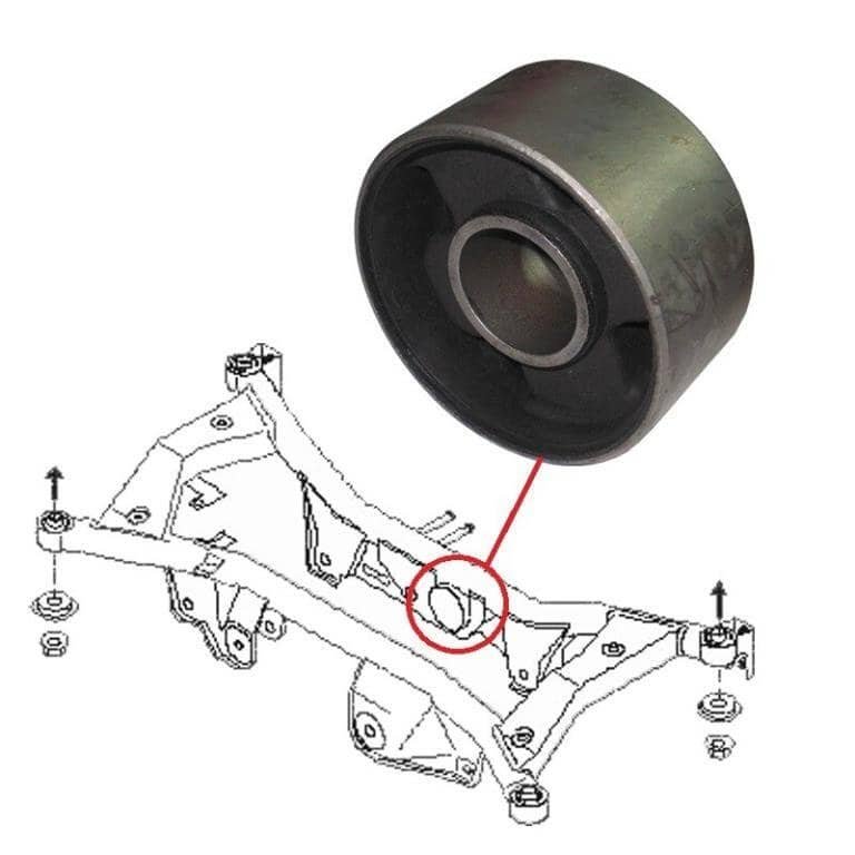 Silentbloc du support différentiel arrière X Trail T30 SILENTBLOCKS