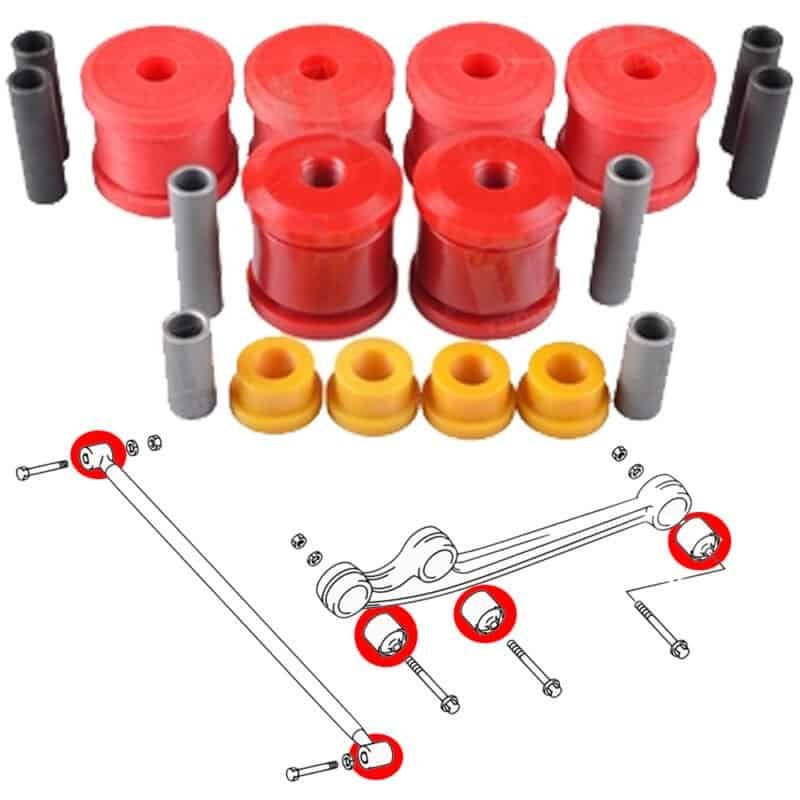 Kit Silentblocs Polyur Thane Des Bras Suspension Avant Suzuki Jimny Sn