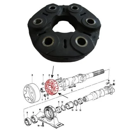 Dichtung Längswelle BMW E28, E30, E32, E34, E36, E38, E39, E46, E53, Z3