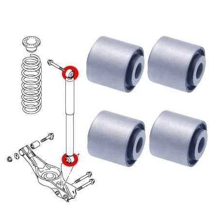 Rear shock absorbers bushes for Suzuki Grand Vitara