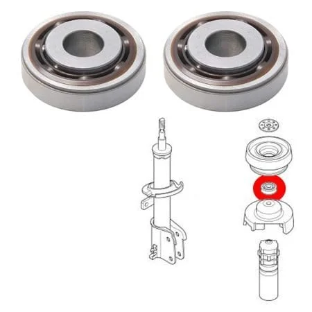 Cojinetes para 2 amortiguadores delanteros para Renault Trafic II (ET)