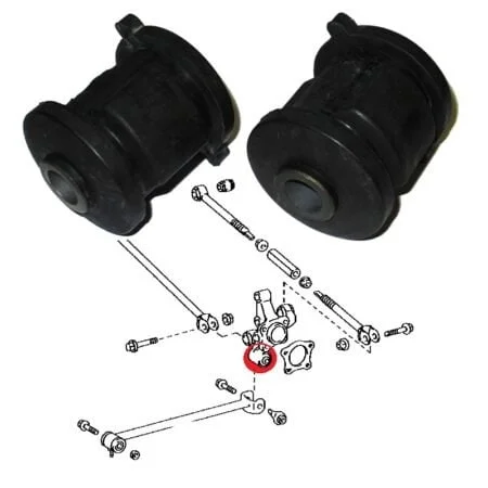 Bujes portamanguetas traseras, Toyota Avensis, Carina II, Celica