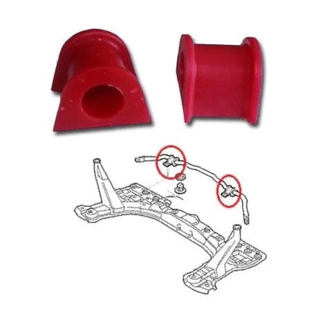 Silenziatori per barra stabilizzatrice anteriore per Alfa Romeo 147, 156, GT