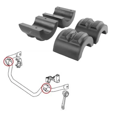 Casquillos de la barra estabilizadora delantera para Mercedes CLS 219, E 211