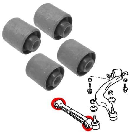 Kit boccole per 2 bracci anteriori, Mitsubishi Galant, Eclipse