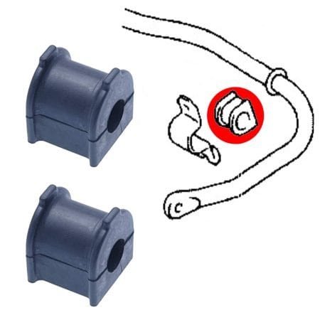 Land Cruiser Prado rear anti roll bar bushes