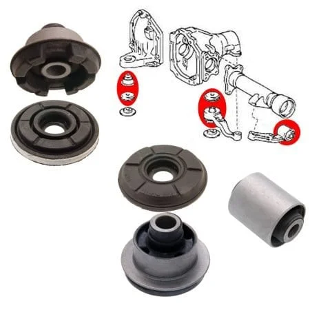 Kit réparation supports différentiel Toyota Land Cruiser 100, Lexus LX470
