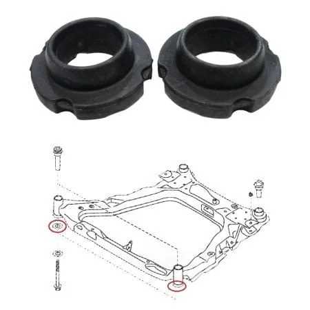 Silentblocs du berceau moteur Renault Koleos
