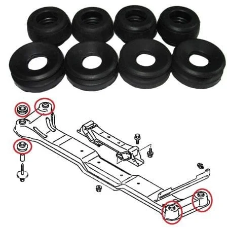 Motorträgerbuchsen Mitsubishi Delica, L200, L400, Pajero III/IV, Pinin
