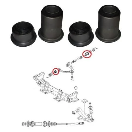 Boccole due bracci anteriori superiori, Kia Bongo, K2500/K2700