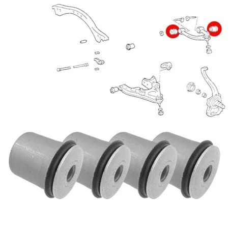 Front upper arms bushes, for Land Cruiser 100, Lexus LX470