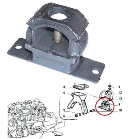 Supporto motore posteriore Peugeot J5, Fiat Ducato, Citroen C25