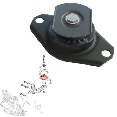 Supporto motore posteriore per Alfa Romeo 156 con motore 2.4JTD
