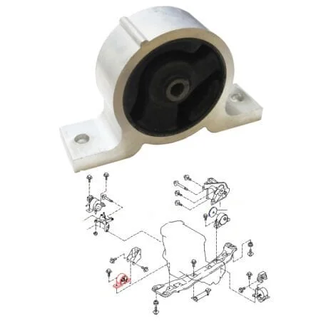 Soporte motor delantero Nissan Almera, Primera