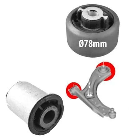 Casquillos de brazo delantero Ford Focus IV (MK4) Ø78mm