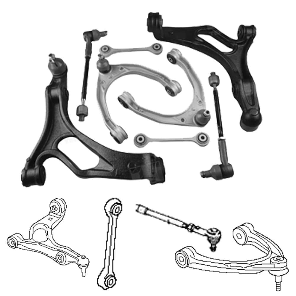 Pièce Audi Q7 Porsche Bras Suspension Avant Supérieur Audi Q7 Porsche Cayenne VW Touareg 7L0407021 Jauge Numérique