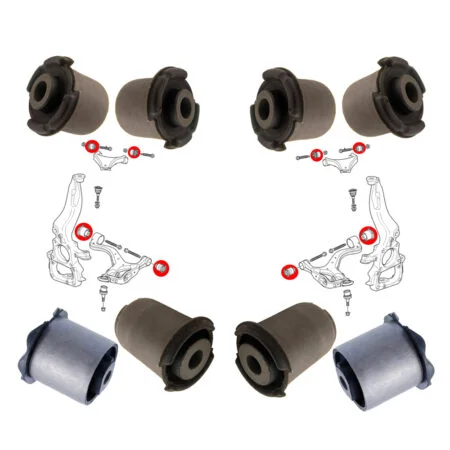 Silentblocs sospension anteriore, Range Rover Sport L320, Discovery III L319