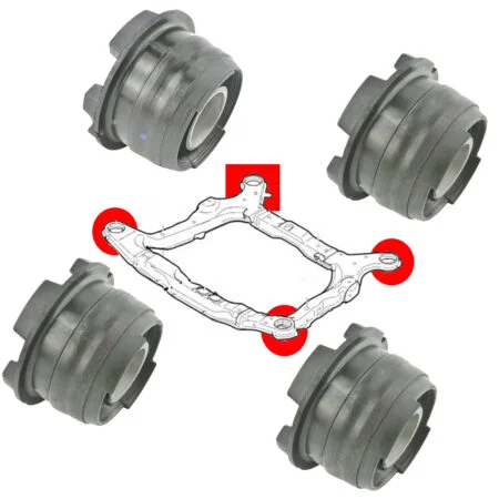 Engine subframe bushes, Volvo 850, C70, S60, S70, S80, V70, XC90 - Image 1
