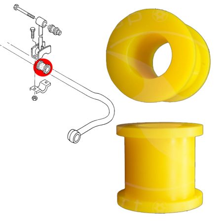 Boccole della barra stabilizzatrice anteriore, VW LT 4x4 - immagine 1