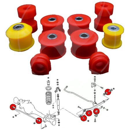 Front polyurethane suspension kit, Patrol Y61 (GU3)