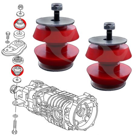 Buchsen-Set für Getriebe-/Motorhalterung, VW T3, T4, Iltis