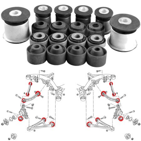 Kit silentblock suspensión trasera Touareg