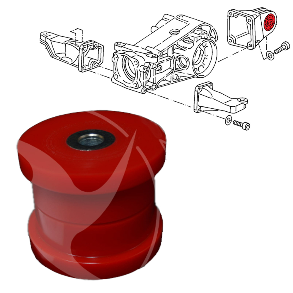 silentblock differenziale posteriore audi 80 b4 coupe quattro Silentblock supporto del differenziale posteriore, Audi A4 B3/B4 Coupé Quattro - immagine 1