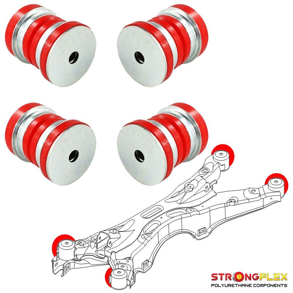 Silentblock assale posteriore Signum Boccole della traversa posteriore, Cadillac BLS, Fiat Croma, Opel Signum, Vectra C, Saab 9-3 - immagine 1