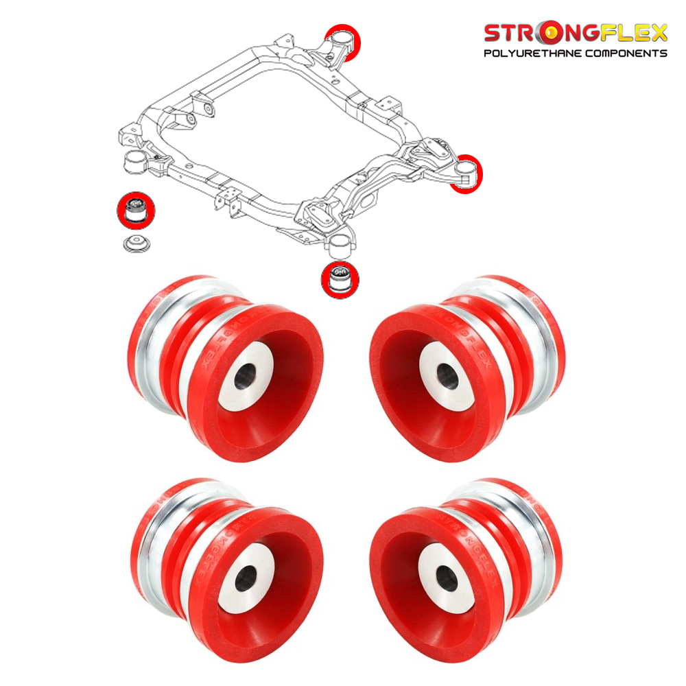 silentblock culla motore Cadillac BLS Vectra C Boccole culla motore, Cadillac BLS, Fiat Croma, Opel Signum, Vectra C, Saab 9-3 - immagine 1