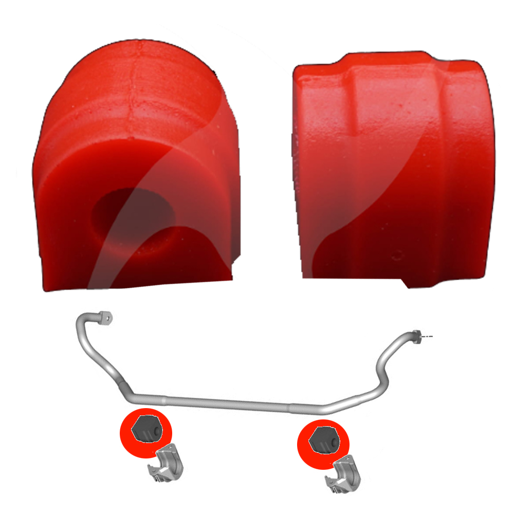 31 35 6 769 714 Boccole barra antirollio anteriore BMW X1 E84 Boccole della barra antirollio anteriore, BMW Serie 1/3/5/X1/Z4 - immagine 1