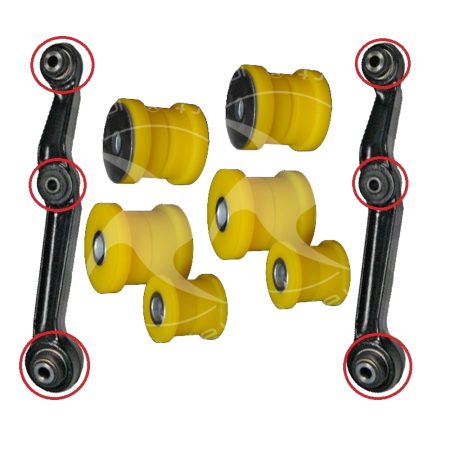 Silentblocks per bracci posteriori, Alfa Romeo GTV, Spider