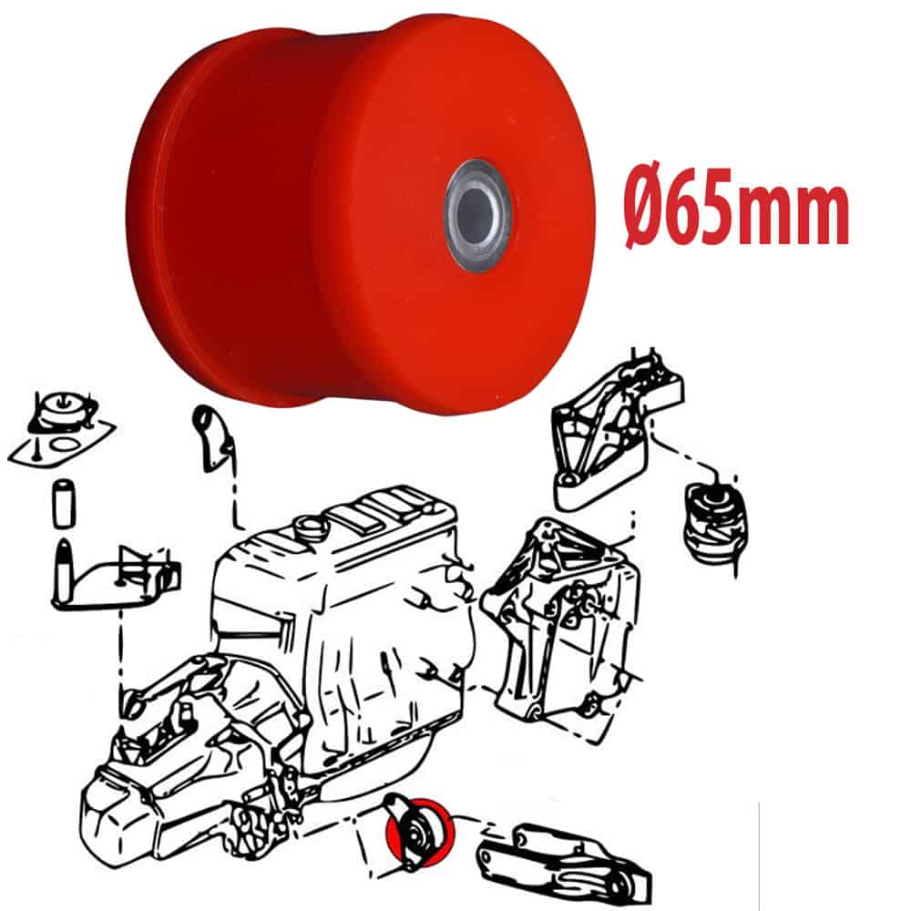 silentblock soporte motor trasero, Citroen, Peugeot - SILENT BLOCKS