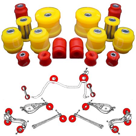 Kit silentblocs de suspension du train arrière pour BMW Serie 3 E36