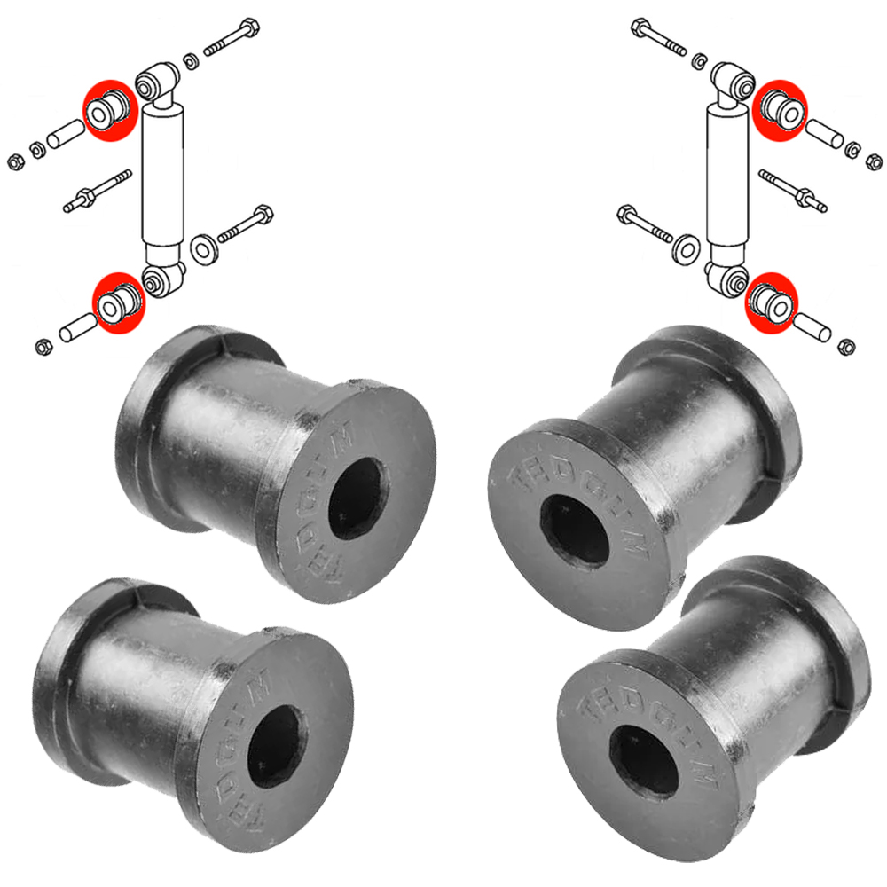 Boccole ammortizzatori posteriori Sprinter VW LT II Silentblock per ammortizzatori posteriori, Sprinter, VW LT II - immagine 1