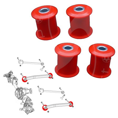 Silentblocks brazo inferior delantero, Wrangler JL