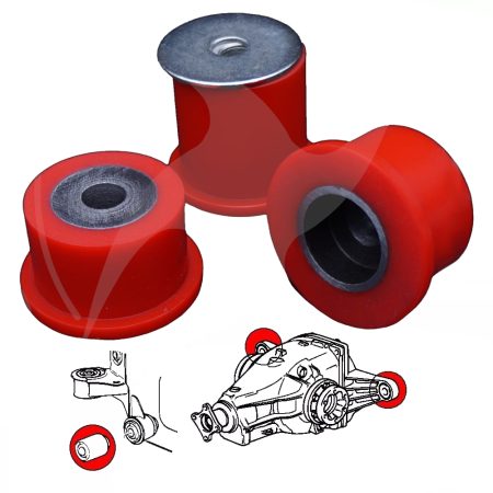 Silentblocs du support différentiel arrière, BMW Serie 3 E36
